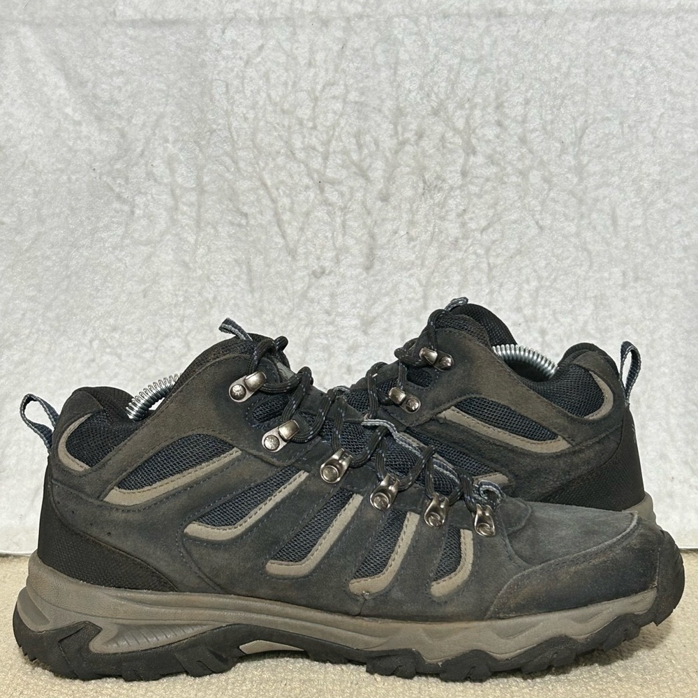 Karrimor Mens Blue Mount Mid Top Waterproof Suede Hiking Boots Shoes SZ US 9.5 - Picture 6 of 11